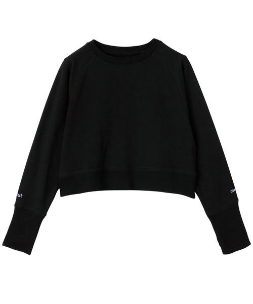 GeeRA(ジーラ)の「袖刺しゅうロゴスウェットプルオーバー(Tシャツ/カットソー・レディース・ブラック/アイボリー・MEDIUM/LARGE)」の11枚目の写真