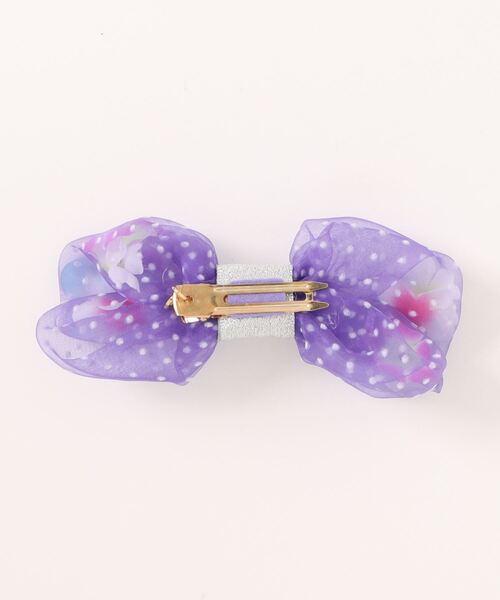 fafa（フェフェ）の「VERA | ふわふわクリップ（バレッタ/ヘアクリップ・キッズ・ミント/イエロー系その他/オレンジ系その他/パープル系その他/ブルー系その他/ベビーピンク・FREE）」の9枚目の写真