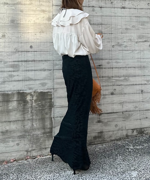 mi via loca（ミヴィアロカ）の「Vintageライク レオパード柄ベロア