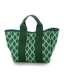 cache cache（カシュ カシュ）の「カシュカシュ cachecache / 柄アソートジャガード2wayトートバッグ（トートバッグ）」