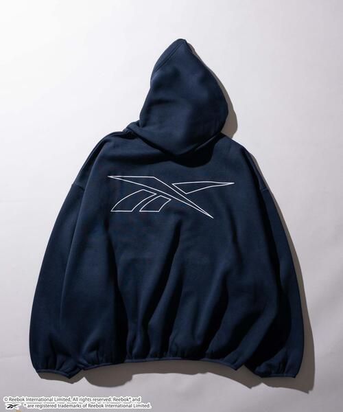 Reebok(リーボック)の「∴WEGO/別注Reebok スーパーBIGバルーンパーカー(パーカー・メンズ・ブラック/オフホワイト/ネイビー・MEDIUM/LARGE)」の21枚目の写真