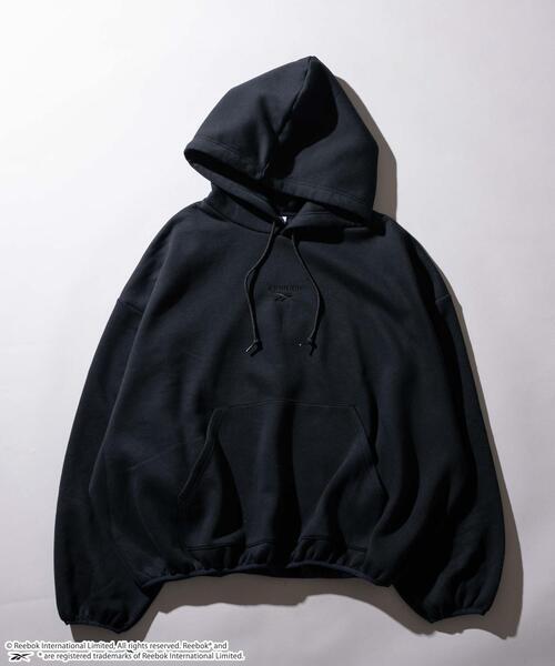 Reebok(リーボック)の「∴WEGO/別注Reebok スーパーBIGバルーンパーカー(パーカー・メンズ・ブラック/オフホワイト/ネイビー・MEDIUM/LARGE)」の19枚目の写真