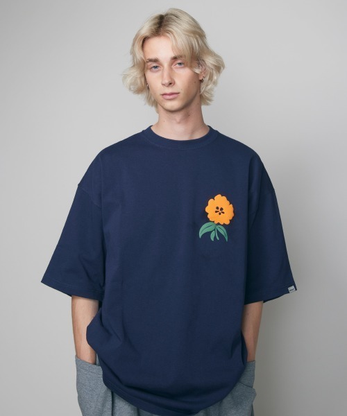 rehacer : Pulling Flower S/S HW T / プリング フラワー ヘビー