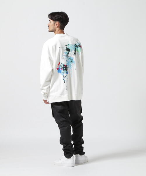 A4A（エーフォーエー）の「【WEB&DEPOT限定】/A4A/エーフォーエー/SPLASH SWEAT CREWNECK/クルーネックスウェット（スウェット・レディース・ホワイト/ブラック・M/L）」の16枚目の写真