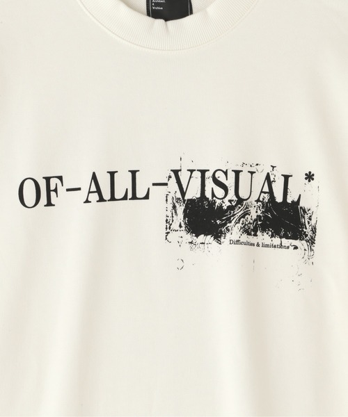 A4A（エーフォーエー）の「【WEB&DEPOT限定】/A4A/エーフォーエー/SPLASH SWEAT CREWNECK/クルーネックスウェット（スウェット・レディース・ホワイト/ブラック・M/L）」の4枚目の写真