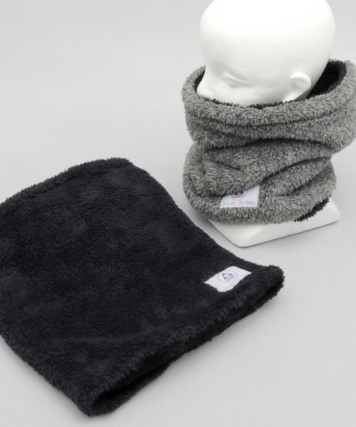 GERRY（ジェリー）の「ボア ロング 2WAY ネックウォーマー（ネックウォーマー/スヌード・メンズ・グレー/ブラック/アイボリー・FREE）」の10枚目の写真