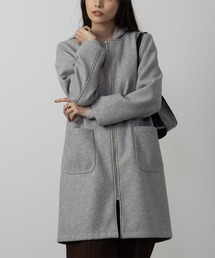 NAVY | NAVY フード取り外し可 ダブルフェイス2WAYコート(その他アウター)