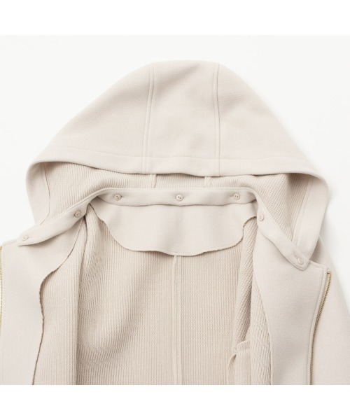 NAVY(ネイビー)の「NAVY フード取り外し可 ダブルフェイス2WAYコート(その他アウター・レディース・ブルー系その他/グレー/アイボリー・M/L)」の10枚目の写真