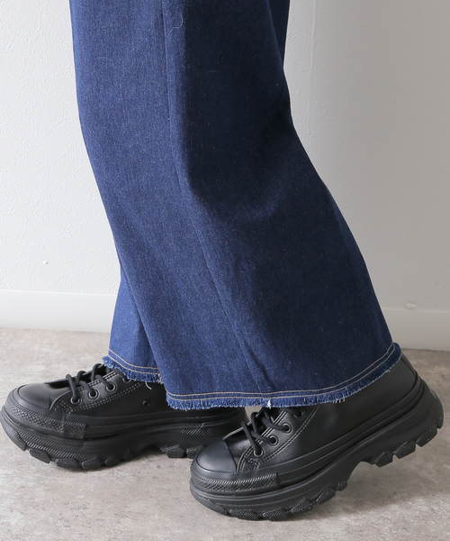 COMMRE（コムル）の「【COMMRE/コムル】フリンジデニムパンツ（デニムパンツ・レディース・ブルー系その他/ブラック/ネイビー・FREE）」の15枚目の写真