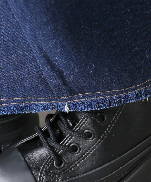 COMMRE（コムル）の「【COMMRE/コムル】フリンジデニムパンツ（デニムパンツ・レディース・ブルー系その他/ブラック/ネイビー・FREE）」の16枚目の写真
