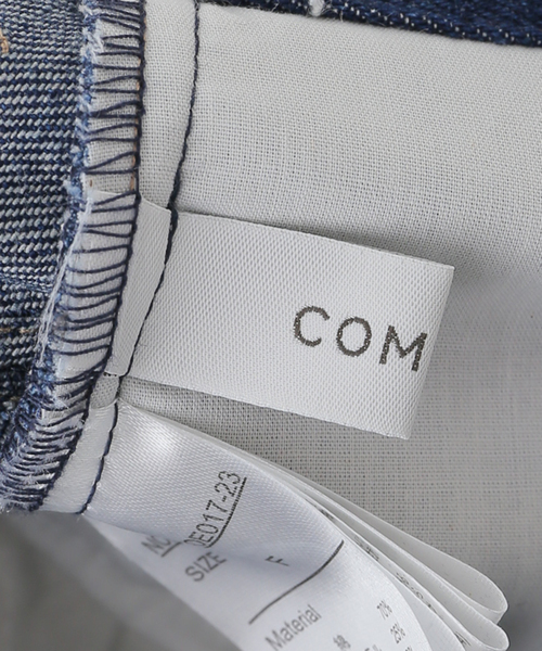 COMMRE（コムル）の「【COMMRE/コムル】フリンジデニムパンツ（デニムパンツ・レディース・ブルー系その他/ブラック/ネイビー・FREE）」の19枚目の写真