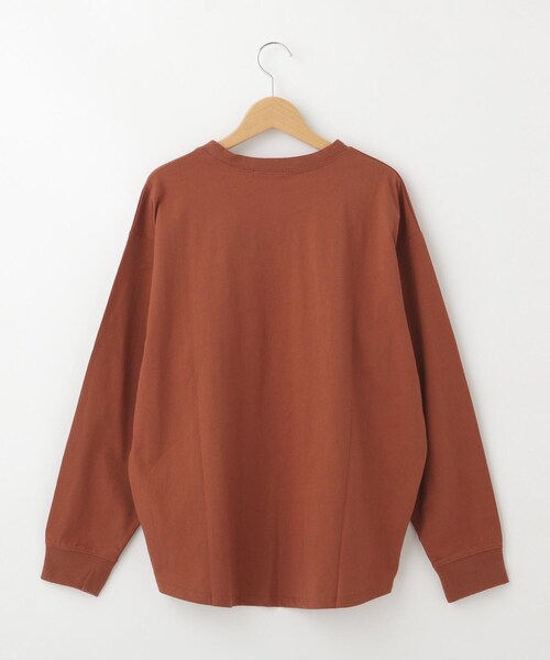 &Bridge(アンドブリッジ)の「POU DOU DOU 無地長袖カットソー(Tシャツ/カットソー・レディース・ブラウン系・02)」の3枚目の写真