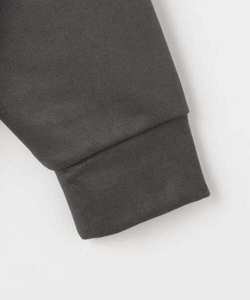 green label relaxing（グリーンレーベルリラクシング）の「スエードライク ジップ パーカー（カーディガン/ボレロ・メンズ・ライトグレー/ダークグレー・XL/S/M/L）」の12枚目の写真