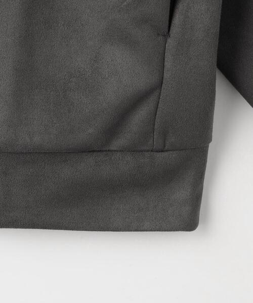 green label relaxing（グリーンレーベルリラクシング）の「スエードライク ジップ パーカー（カーディガン/ボレロ・メンズ・ライトグレー/ダークグレー・XL/S/M/L）」の13枚目の写真