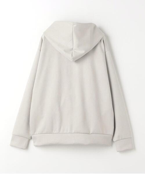 green label relaxing（グリーンレーベルリラクシング）の「スエードライク ジップ パーカー（カーディガン/ボレロ・メンズ・ライトグレー/ダークグレー・XL/S/M/L）」の19枚目の写真