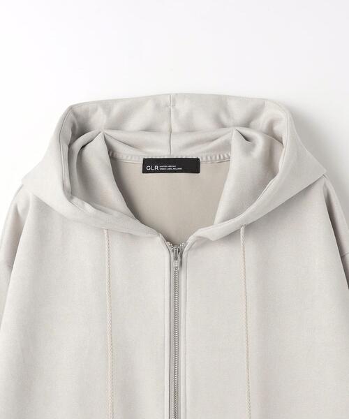 green label relaxing（グリーンレーベルリラクシング）の「スエードライク ジップ パーカー（カーディガン/ボレロ・メンズ・ライトグレー/ダークグレー・XL/S/M/L）」の20枚目の写真