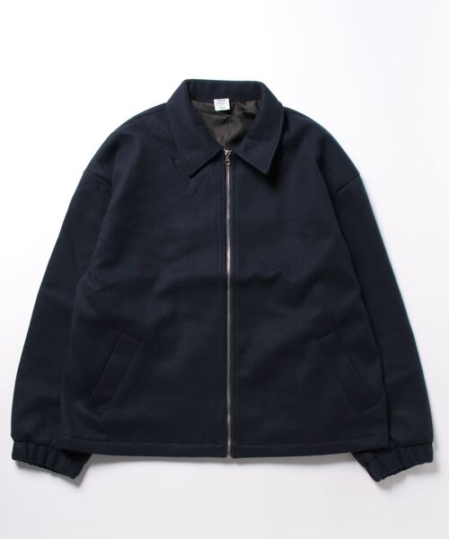 B.R.U（ブル）の「ワイドシルエットメルトンジャケット（ブルゾン・メンズ・ベージュ/ネイビー/ブラック・L）」の3枚目の写真