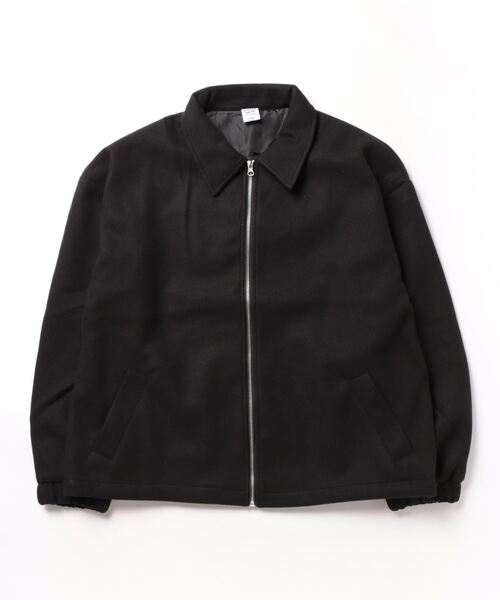 B.R.U（ブル）の「ワイドシルエットメルトンジャケット（ブルゾン・メンズ・ベージュ/ネイビー/ブラック・L）」の2枚目の写真