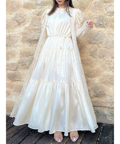 dazzlin（ダズリン）の「ティアードノースリアソートワンピース
