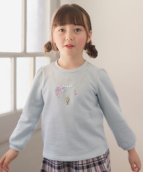 セール】【らくっトレーナー】裏毛 ネックレス トレーナー（スウェット