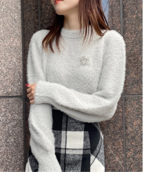 one way（ワンウェイ）の「スタンドカラーラメニット（ニット/セーター