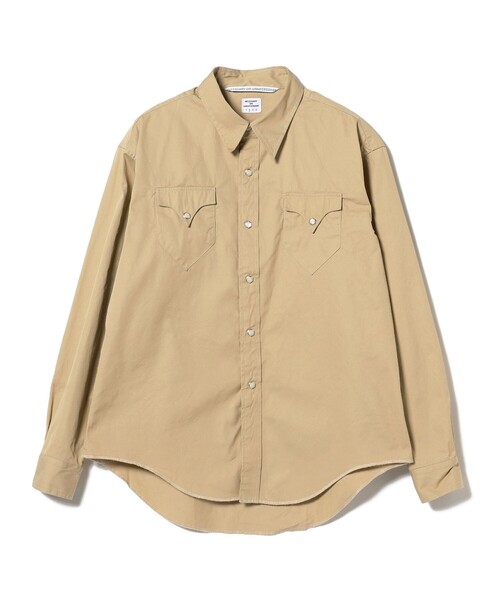 NECESSARY or UNNECESSARY（ネセサリーオアアンネセサリー）の「NECESSARY or UNNECESSARY / WESTERN ウエスタンシャツ（シャツ/ブラウス・メンズ・ベージュ・LARGE/MEDIUM）」の2枚目の写真