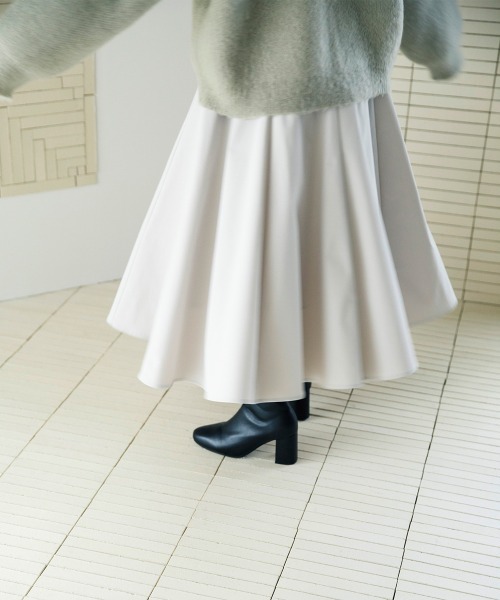 sail(サイル)の「【販売終了】【sail】フレアスカート 小さいサイズ【低身長・小柄女性向けサイズ】(スカート・レディース・ベージュ/ネイビー・58/61)」の1枚目の写真