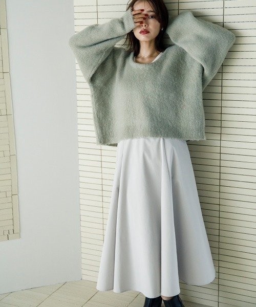 sail(サイル)の「【販売終了】【sail】フレアスカート 小さいサイズ【低身長・小柄女性向けサイズ】(スカート・レディース・ベージュ/ネイビー・58/61)」の8枚目の写真