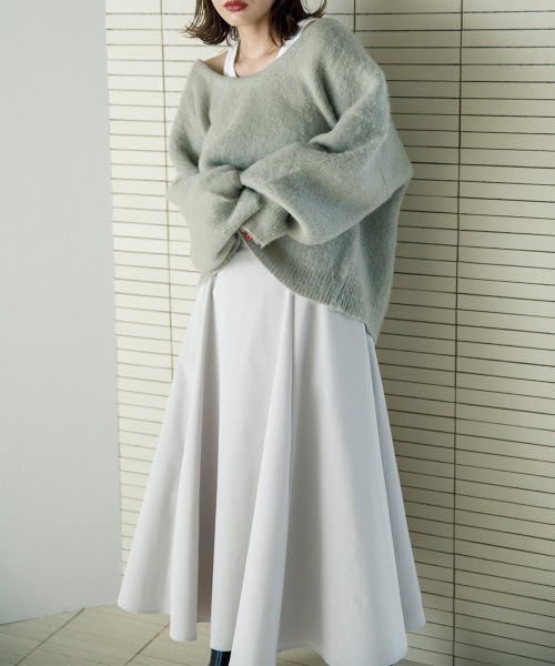 sail(サイル)の「【販売終了】【sail】フレアスカート 小さいサイズ【低身長・小柄女性向けサイズ】(スカート・レディース・ベージュ/ネイビー・58/61)」の9枚目の写真