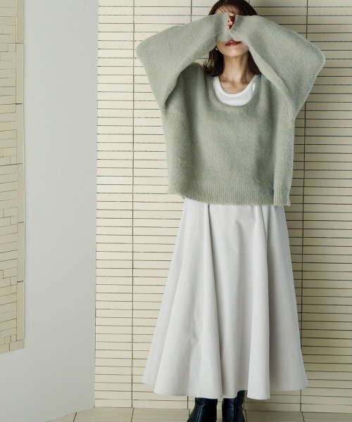 sail(サイル)の「【販売終了】【sail】フレアスカート 小さいサイズ【低身長・小柄女性向けサイズ】(スカート・レディース・ベージュ/ネイビー・58/61)」の11枚目の写真