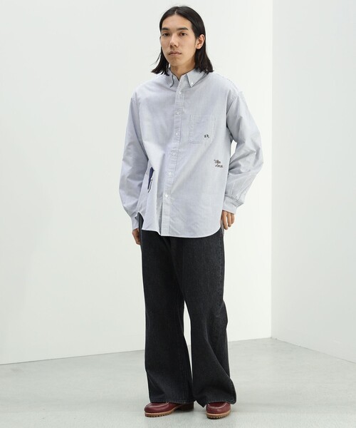 BEAMS HEART（ビームスハート）の「【ユニセックス】 バギー フレア デニム パンツ（デニムパンツ・メンズ・ブラック/インディゴブルー・S/M/L）」の19枚目の写真