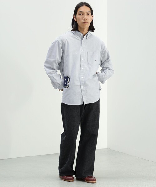 BEAMS HEART（ビームスハート）の「【ユニセックス】 バギー フレア デニム パンツ（デニムパンツ・メンズ・ブラック/インディゴブルー・S/M/L）」の20枚目の写真