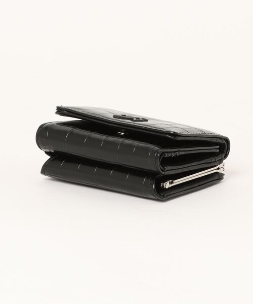 MURUA（ムルーア）の「MURUA(ムルーア)口金ミニ財布 コンパクト MR-W1232 クロコ（財布・レディース・アイボリー/ブラック/グリーン・FREE）」の16枚目の写真