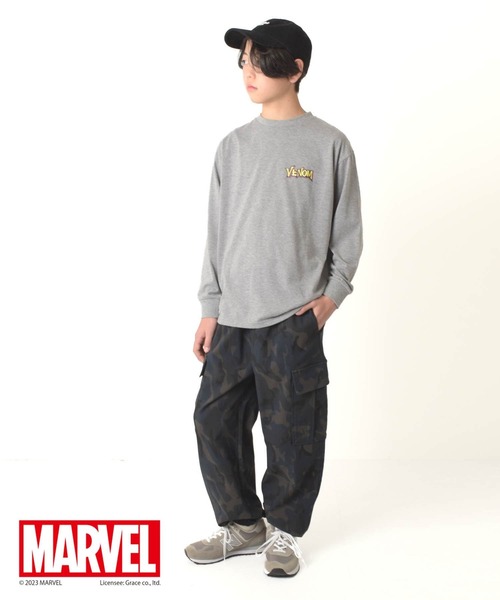 GLAZOS(グラソス)の「【MARVEL】ヴェノム / バックプリントTシャツ(その他トップス・キッズ・グレー/ホワイト/ブラック・170cm/140cm/160cm/150cm)」の8枚目の写真