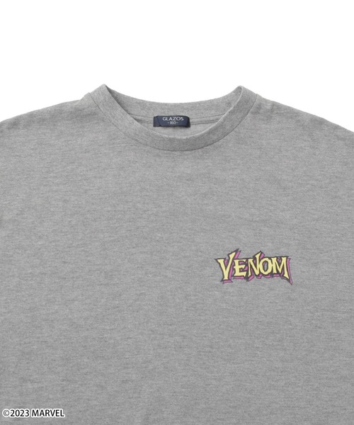 GLAZOS(グラソス)の「【MARVEL】ヴェノム / バックプリントTシャツ(その他トップス・キッズ・グレー/ホワイト/ブラック・170cm/140cm/160cm/150cm)」の9枚目の写真
