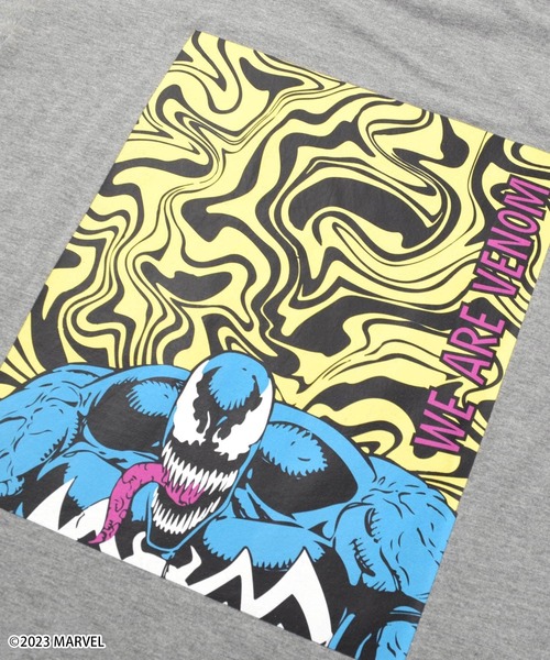 GLAZOS(グラソス)の「【MARVEL】ヴェノム / バックプリントTシャツ(その他トップス・キッズ・グレー/ホワイト/ブラック・170cm/140cm/160cm/150cm)」の12枚目の写真