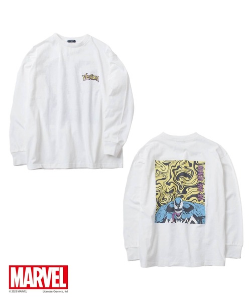 GLAZOS(グラソス)の「【MARVEL】ヴェノム / バックプリントTシャツ(その他トップス・キッズ・グレー/ホワイト/ブラック・170cm/140cm/160cm/150cm)」の14枚目の写真