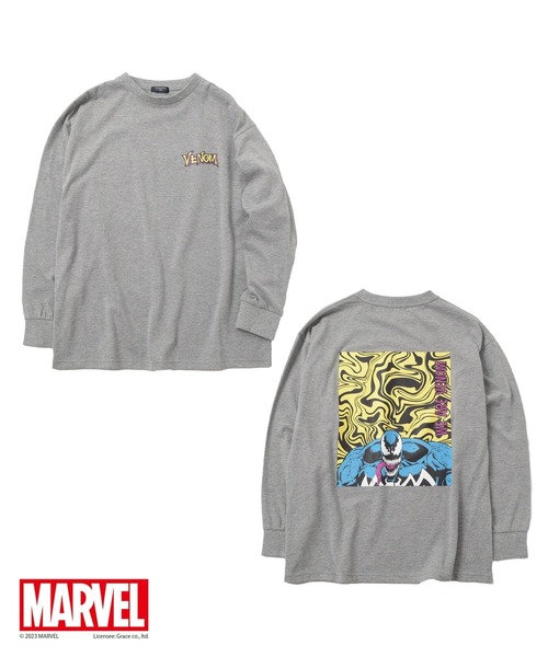 GLAZOS(グラソス)の「【MARVEL】ヴェノム / バックプリントTシャツ(その他トップス・キッズ・グレー/ホワイト/ブラック・170cm/140cm/160cm/150cm)」の16枚目の写真