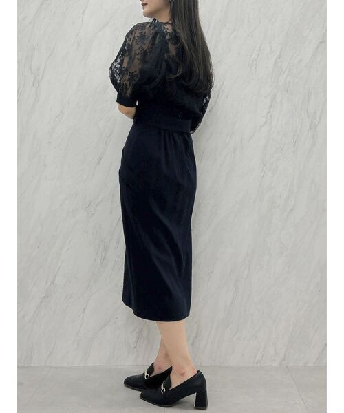 dazzlin（ダズリン）の「タイトギャザータックスカート（スカート・レディース・ネイビー/ベージュ/グレー・SMALL/MEDIUM）」の17枚目の写真