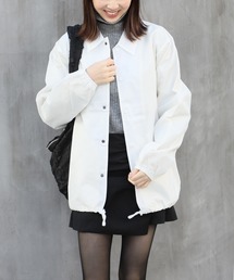 ナイロンジャケット（ホワイト/白色系・カモフラージュ柄