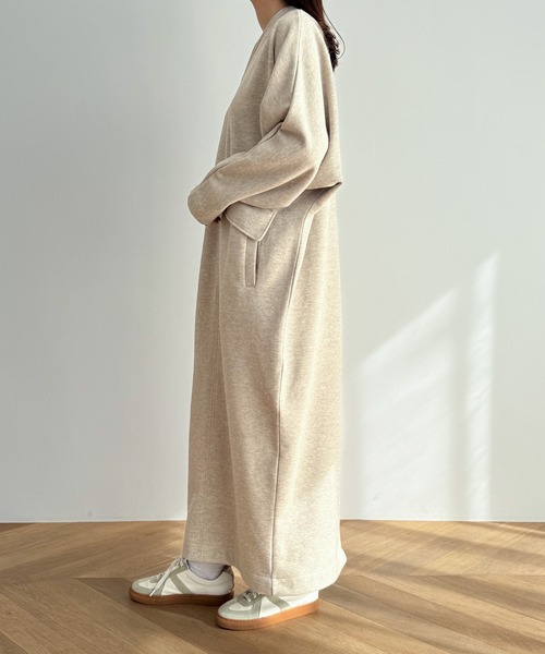 CANAL JEAN（キャナルジーン）の「RED CHOP WORKS　Vネックポケットワンピース（ワンピース・レディース・ブラウン/ナチュラル・38）」の15枚目の写真