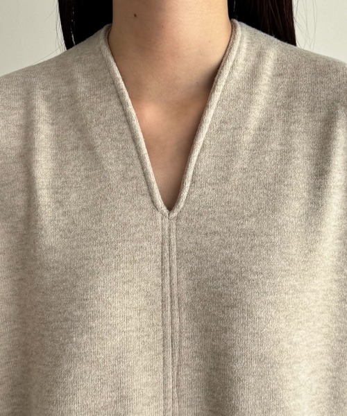 CANAL JEAN（キャナルジーン）の「RED CHOP WORKS　Vネックポケットワンピース（ワンピース・レディース・ブラウン/ナチュラル・38）」の17枚目の写真