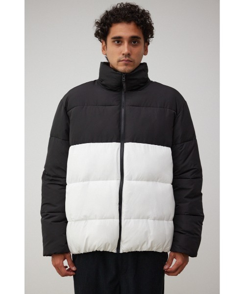 AZUL by moussy(アズールバイマウジー)の「スタンドカラー中綿ブルゾン(ブルゾン・メンズ・ホワイト系その他/ベージュ系その他/ブラック・MEDIUM/LARGE)」の7枚目の写真