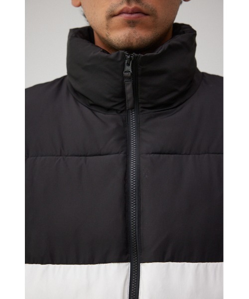 AZUL by moussy(アズールバイマウジー)の「スタンドカラー中綿ブルゾン(ブルゾン・メンズ・ホワイト系その他/ベージュ系その他/ブラック・MEDIUM/LARGE)」の10枚目の写真