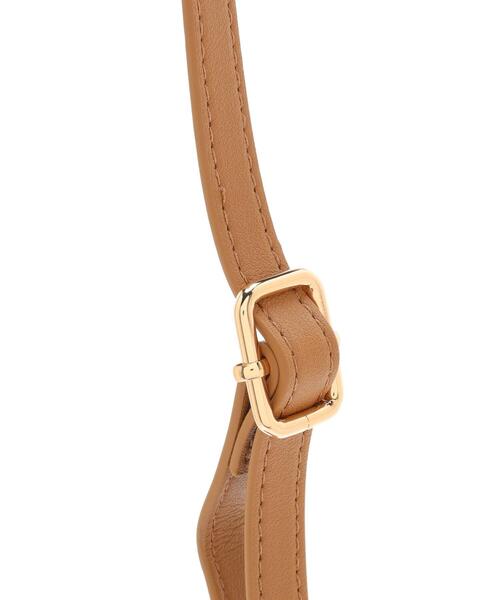 earth music&ecology（アースミュージックアンドエコロジー）の「サッチェルショルダー付きバッグ（ショルダーバッグ・レディース・ミント/ブラウン/アイボリー・FREE）」の6枚目の写真