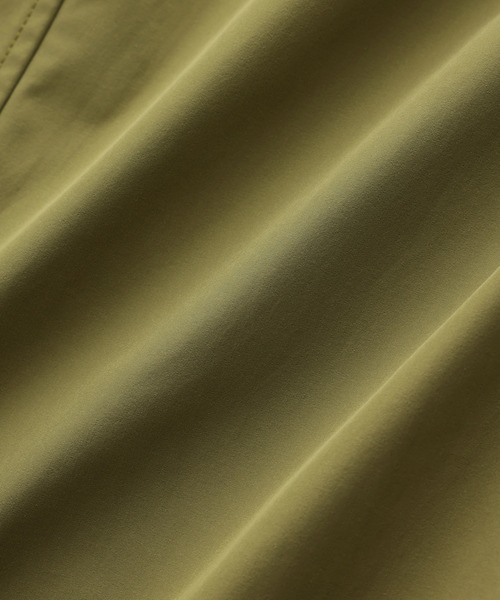 ADAM ET ROPE'（アダムエロペ）の「撥水 高密度ウェザー ステンカラー オーバー コート / ロングシーズン着用可能 / ユニセックス（ステンカラーコート・メンズ・チャコールグレー/カーキ/グリーン系その他3/イエロー系その他3・M/L）」の16枚目の写真