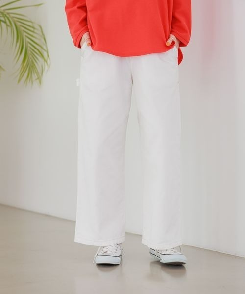 studio CLIP（スタディオクリップ）の「ペインターストレートデニムパンツ[プチ・プラスサイズあり]（デニムパンツ・レディース・ブルー/ホワイト/インディゴブルー/グレー・X-LARGE/PF/LARGE/XXX-LARGE/MEDIUM/SMALL/XX-LARGE）」の12枚目の写真