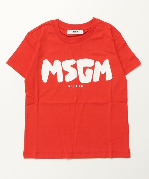 MSGM（エムエスジーエム）の「MSGM(エムエスジーエム)Kids & Junior ブランドロゴ半袖Tシャツカットソー（Tシャツ/カットソー・キッズ・ブラック/レッド/アイボリー・14Y/6Y/10Y/8Y/12Y/4Y）」の13枚目の写真