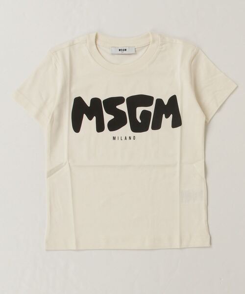 MSGM（エムエスジーエム）の「MSGM(エムエスジーエム)Kids & Junior ブランドロゴ半袖Tシャツカットソー（Tシャツ/カットソー・キッズ・ブラック/レッド/アイボリー・14Y/6Y/10Y/8Y/12Y/4Y）」の11枚目の写真