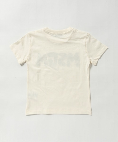 MSGM（エムエスジーエム）の「MSGM(エムエスジーエム)Kids & Junior ブランドロゴ半袖Tシャツカットソー（Tシャツ/カットソー・キッズ・ブラック/レッド/アイボリー・14Y/6Y/10Y/8Y/12Y/4Y）」の9枚目の写真